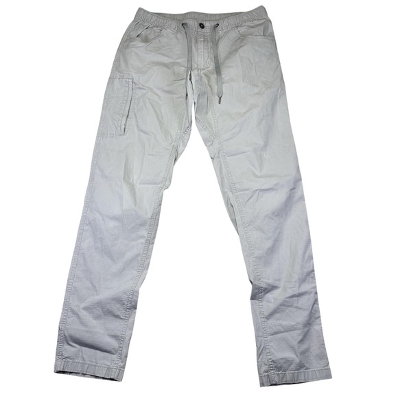 BYLT Basics Other - BYLT Pants Mens Large Gray Slim Fit Microfiber Jogger Elastic Waist Pockets